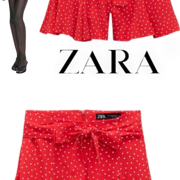 Zara Red skirt short, super comfortable and fabric with a 100%viscose - Picture 4 of 15